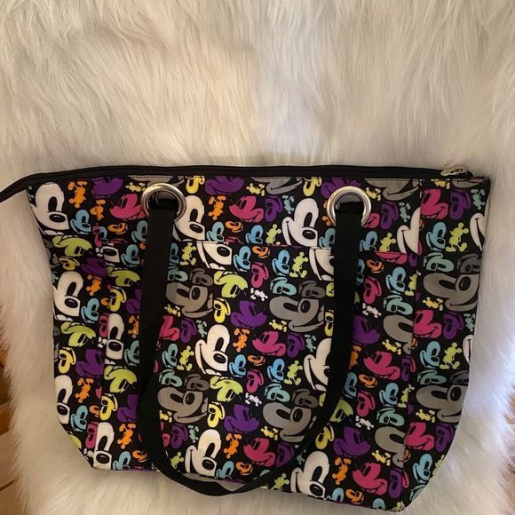 Disney Handbags - NWOT! DISNEY THEME PARKS Mickey Mouse Print Weekender Tote